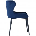 Nevada Orbit Chair - Navy Velvet